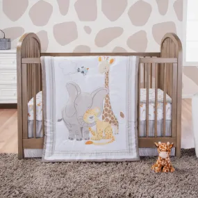 Safari Snuggle 4pcs crib set