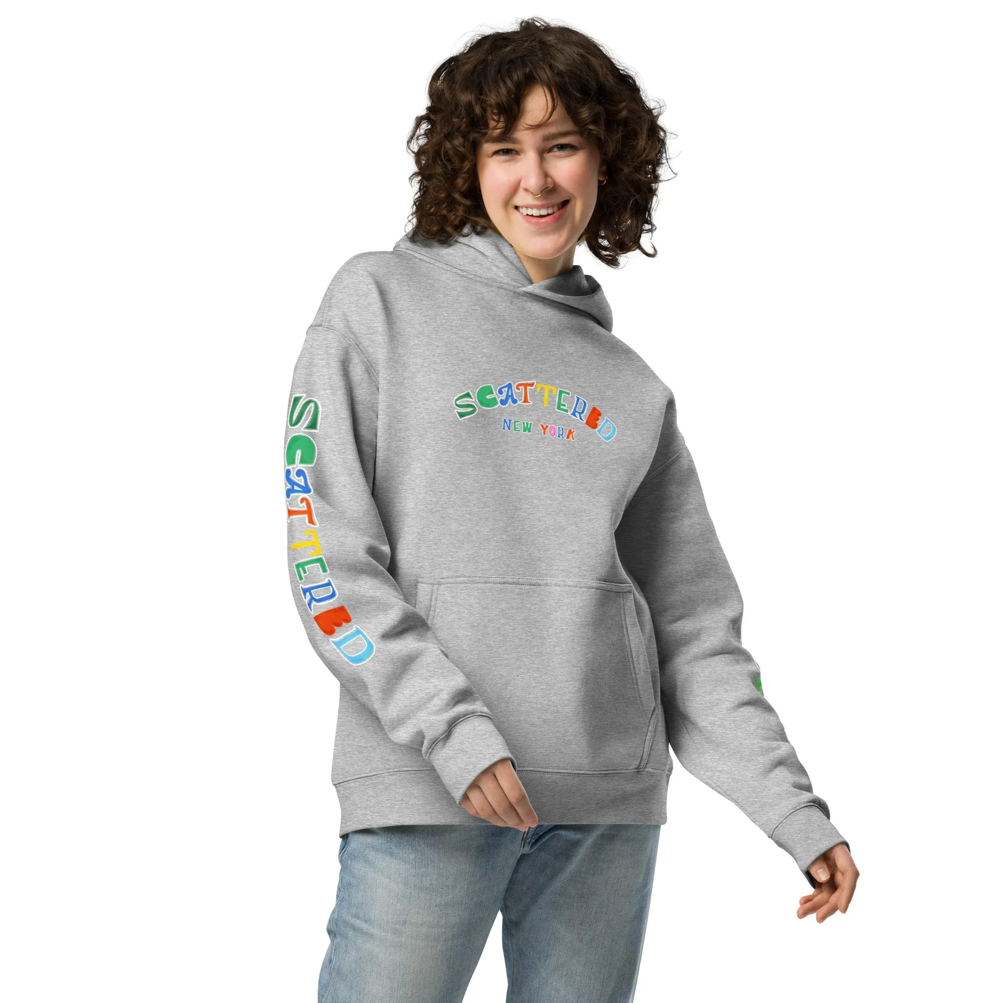 Scattered Van Cleef Style Logo Printed Premium Hoodie