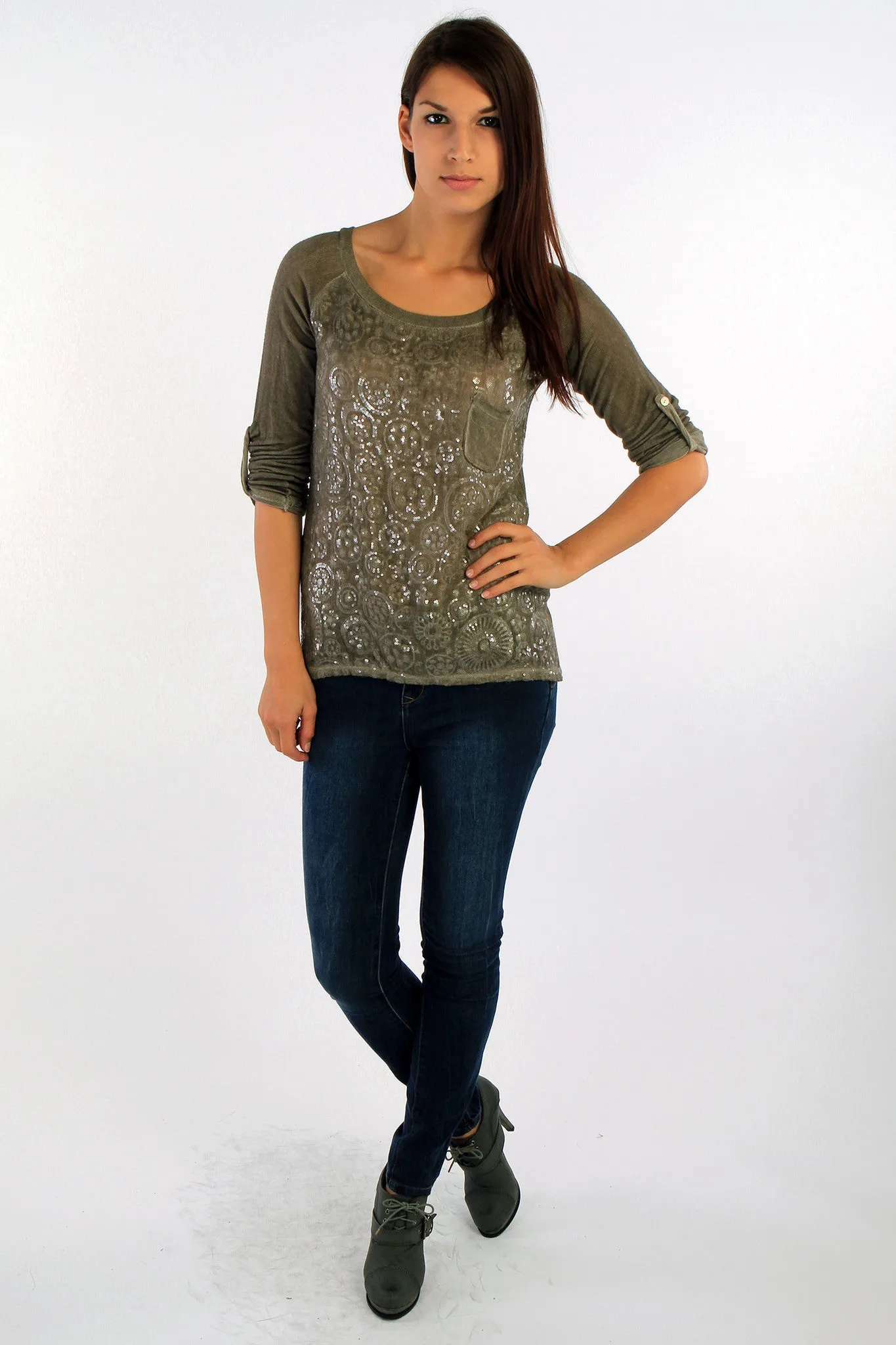 Sequin Detail Jumper