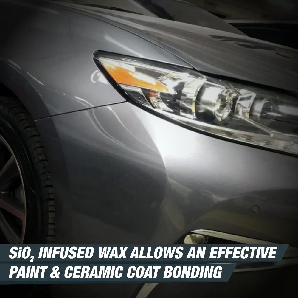 SiO2 Ceramic Liquid Wax for Cars and Bikes 650 ml, Gives Deep Gloss and Ultimate Hydrophobic Protection