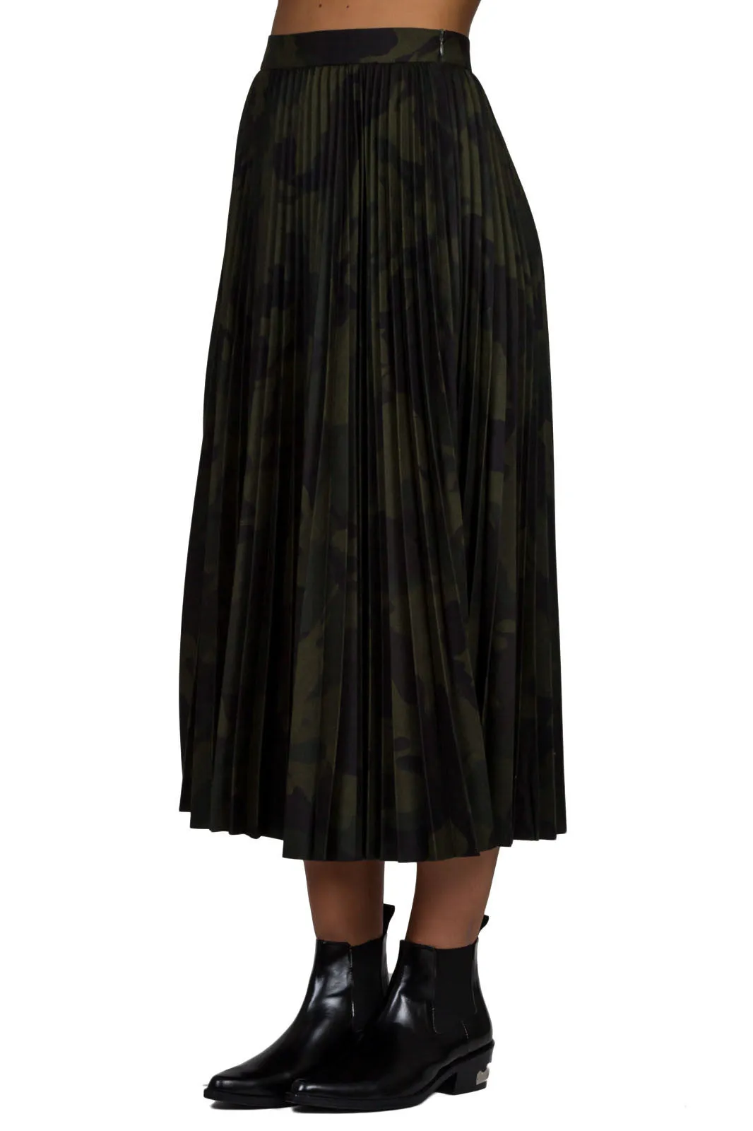 Soleil Pleated Long Skirt