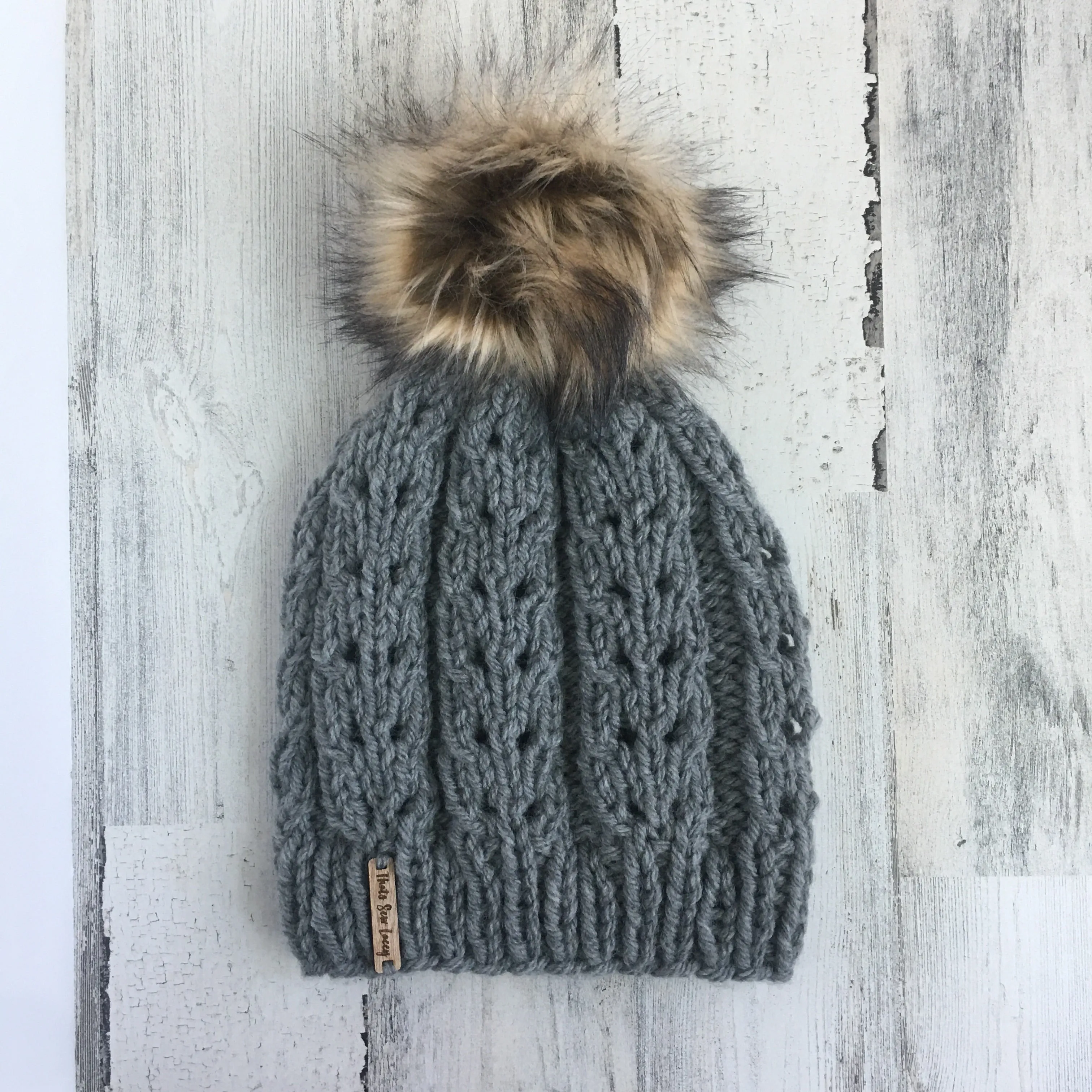 Sonata Beanie - Faux Fur Pom