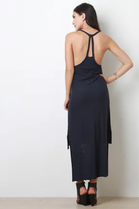 Square High Low Maxi Dress