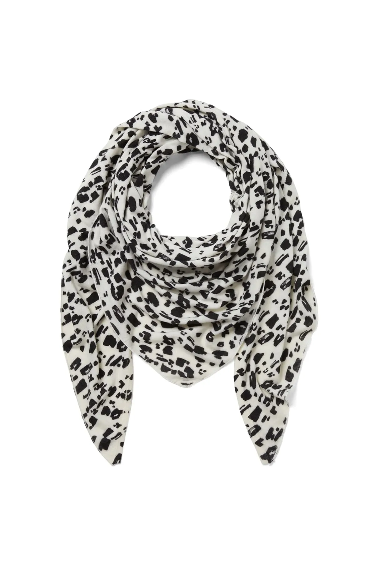 Superfine Print Shawl - Black Print