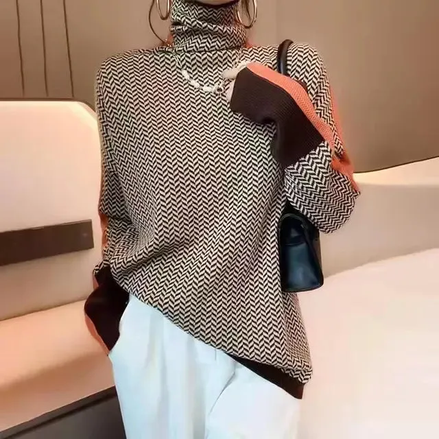 Sweater Knitted Turtleneck