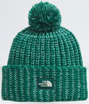 The North Face Cozy Chunky Cabin Beanie in Evergreen/Muted Pine/Pale Green/Oxidized Bronze