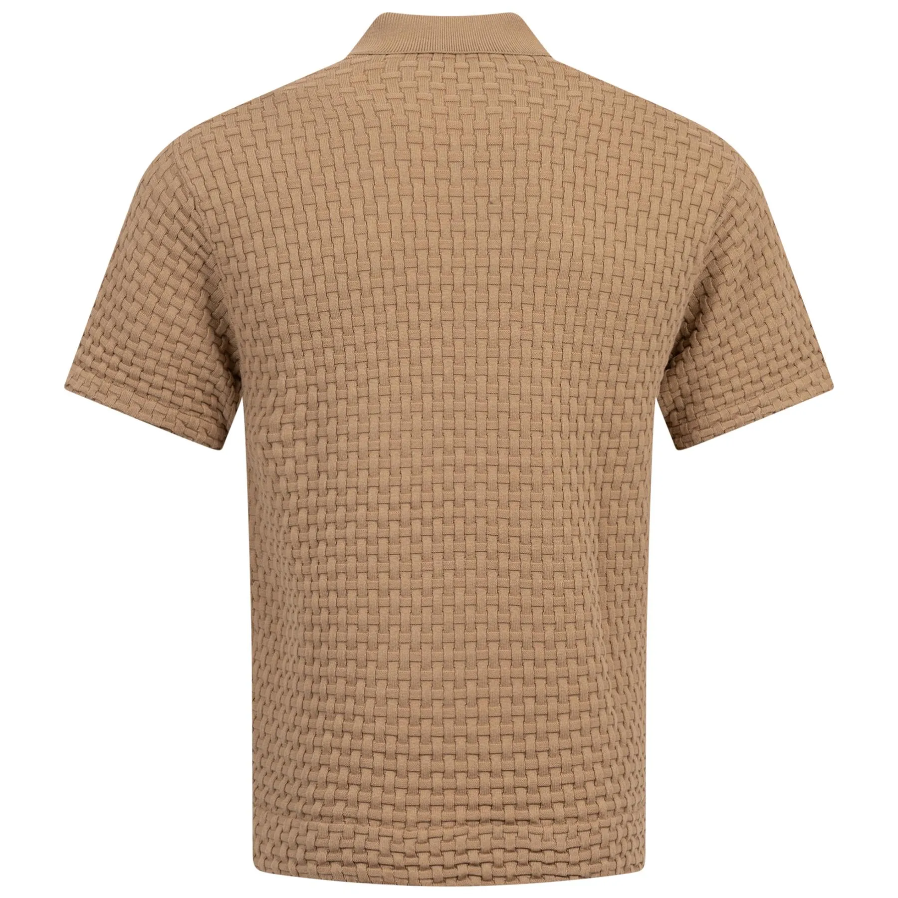 Theos Polo Sweater Tan - AW24