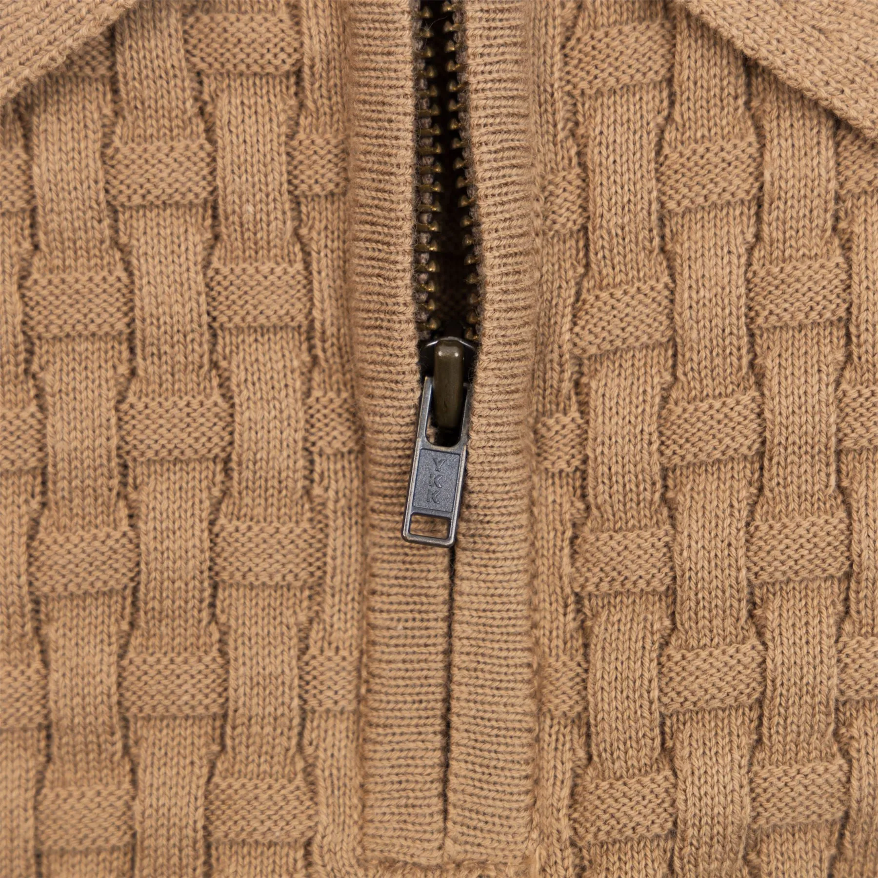 Theos Polo Sweater Tan - AW24