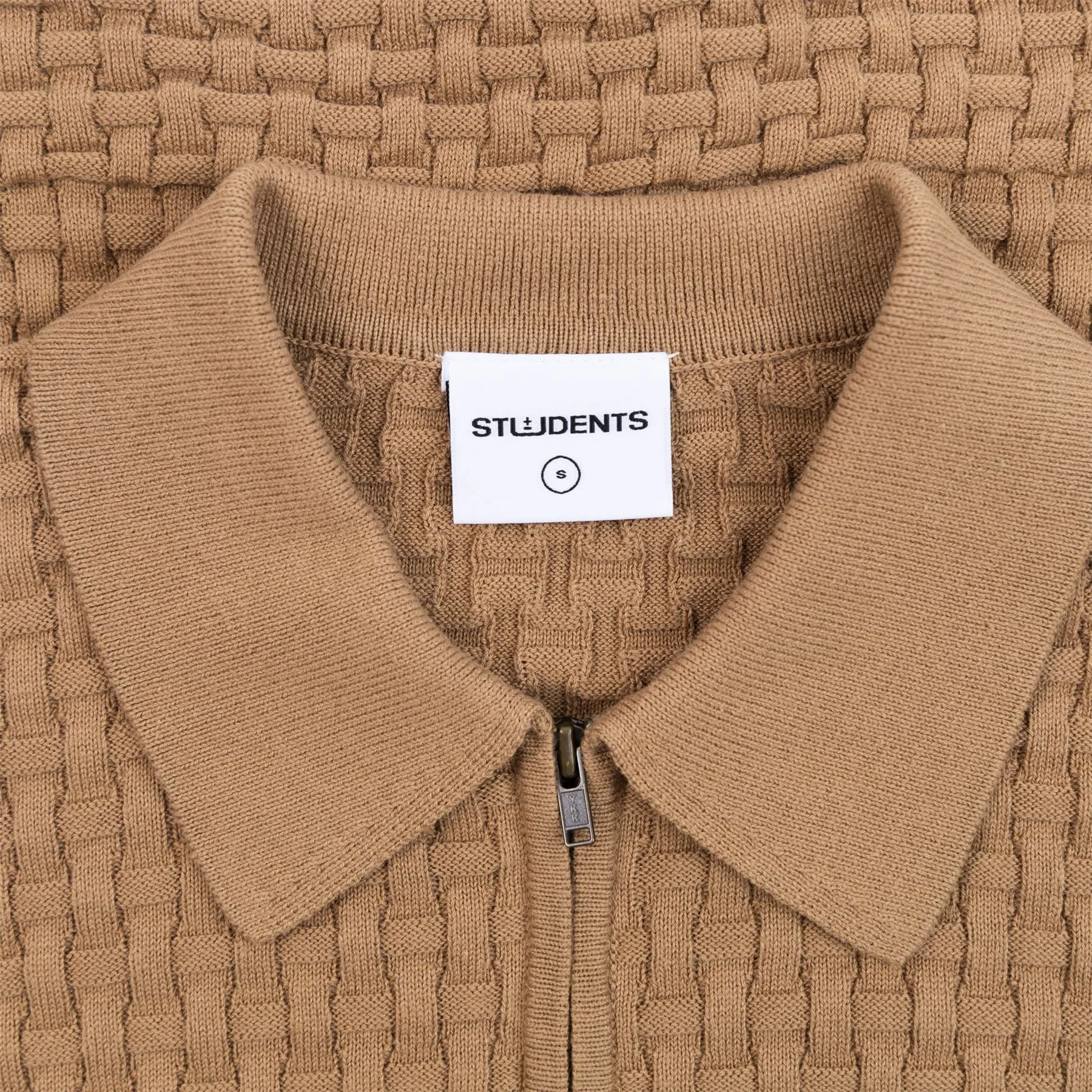 Theos Polo Sweater Tan - AW24