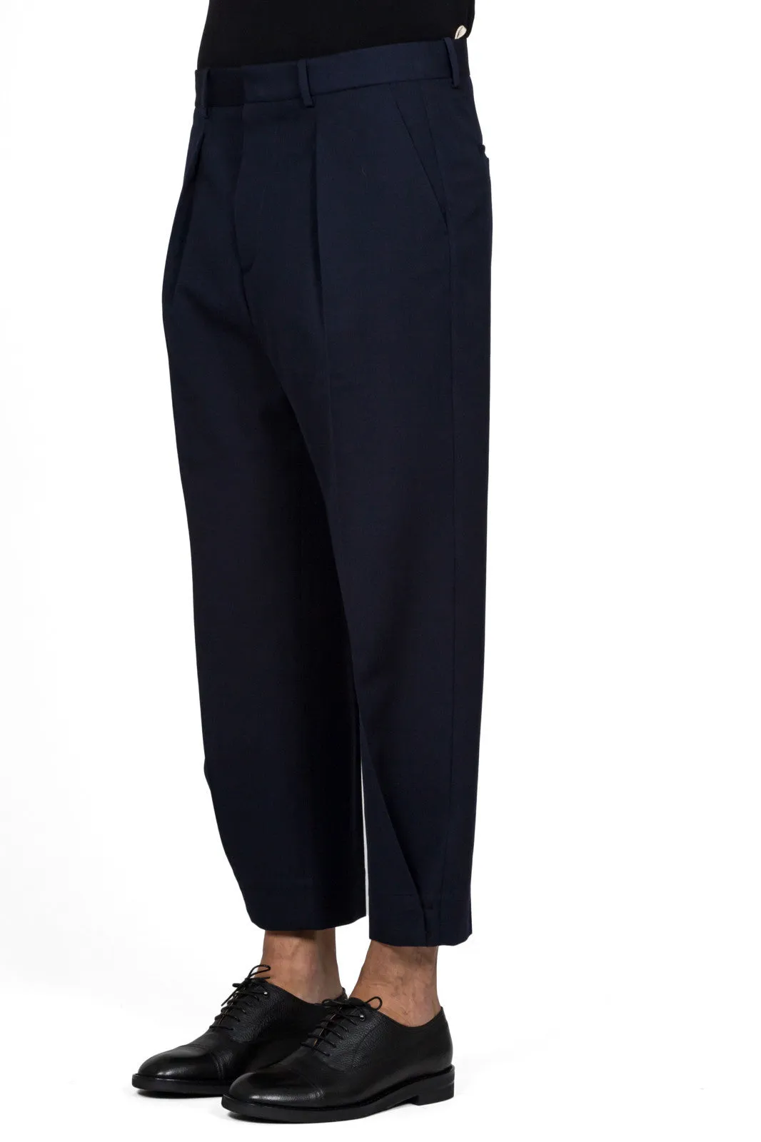 Trousers With Double Button Cuffs