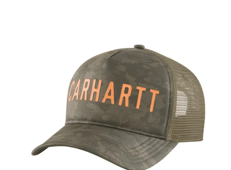 Trucker Camo Logo Graphic  Cap