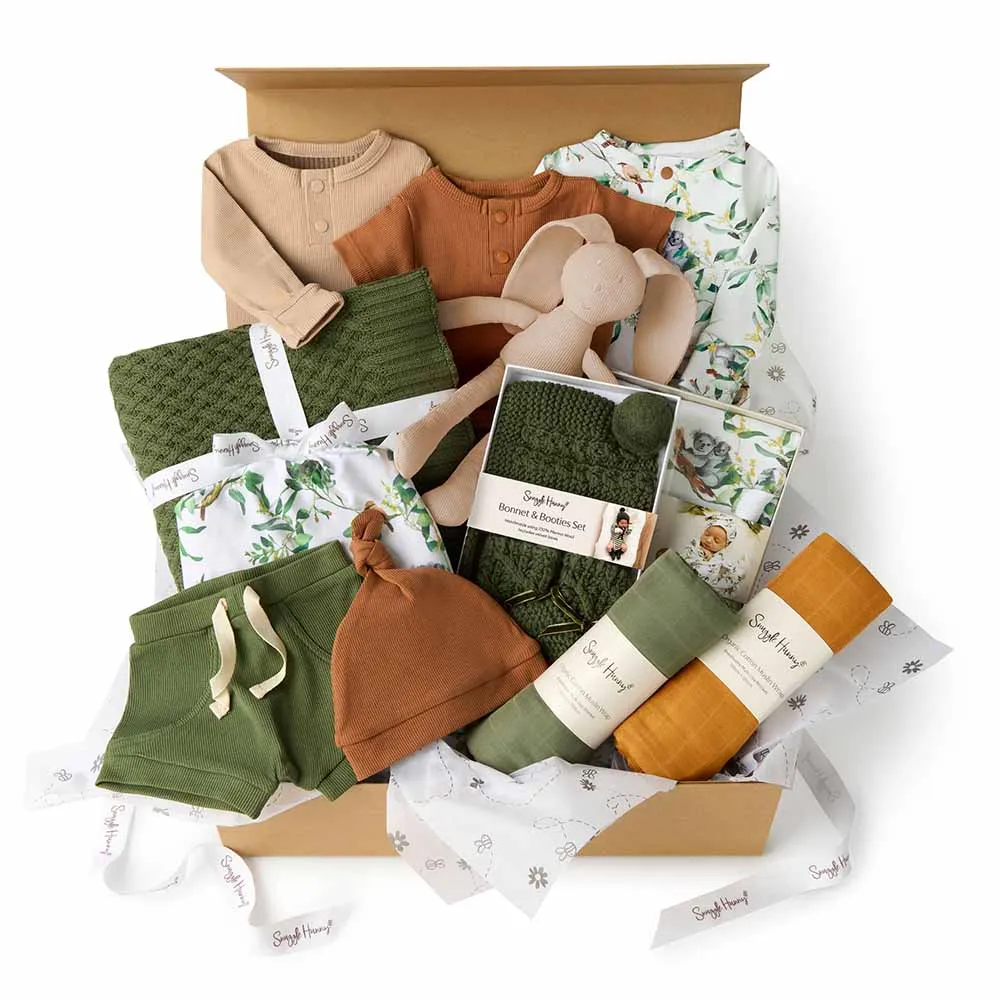 Ultimate Newborn Gift Hamper - Eucalypt