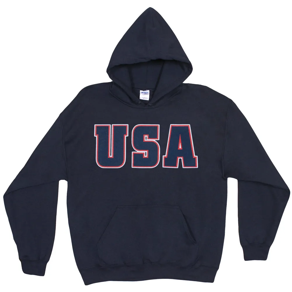 USA Flag Pullover Hoodie Sweatshirt