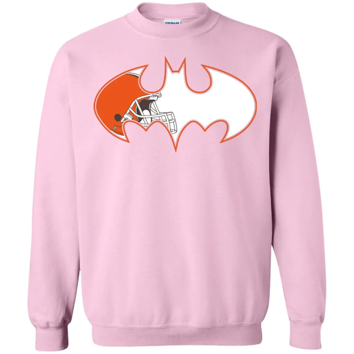 We Are The Cleveland Browns Batman Nfl Mashup Crewneck Pullover Sweatshirt