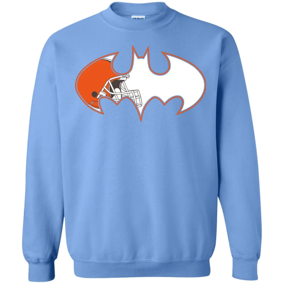 We Are The Cleveland Browns Batman Nfl Mashup Crewneck Pullover Sweatshirt