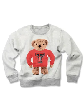 Wes & Willy Texas Tech "Teddy Bear" INFANT Reverse Fleece Crewneck