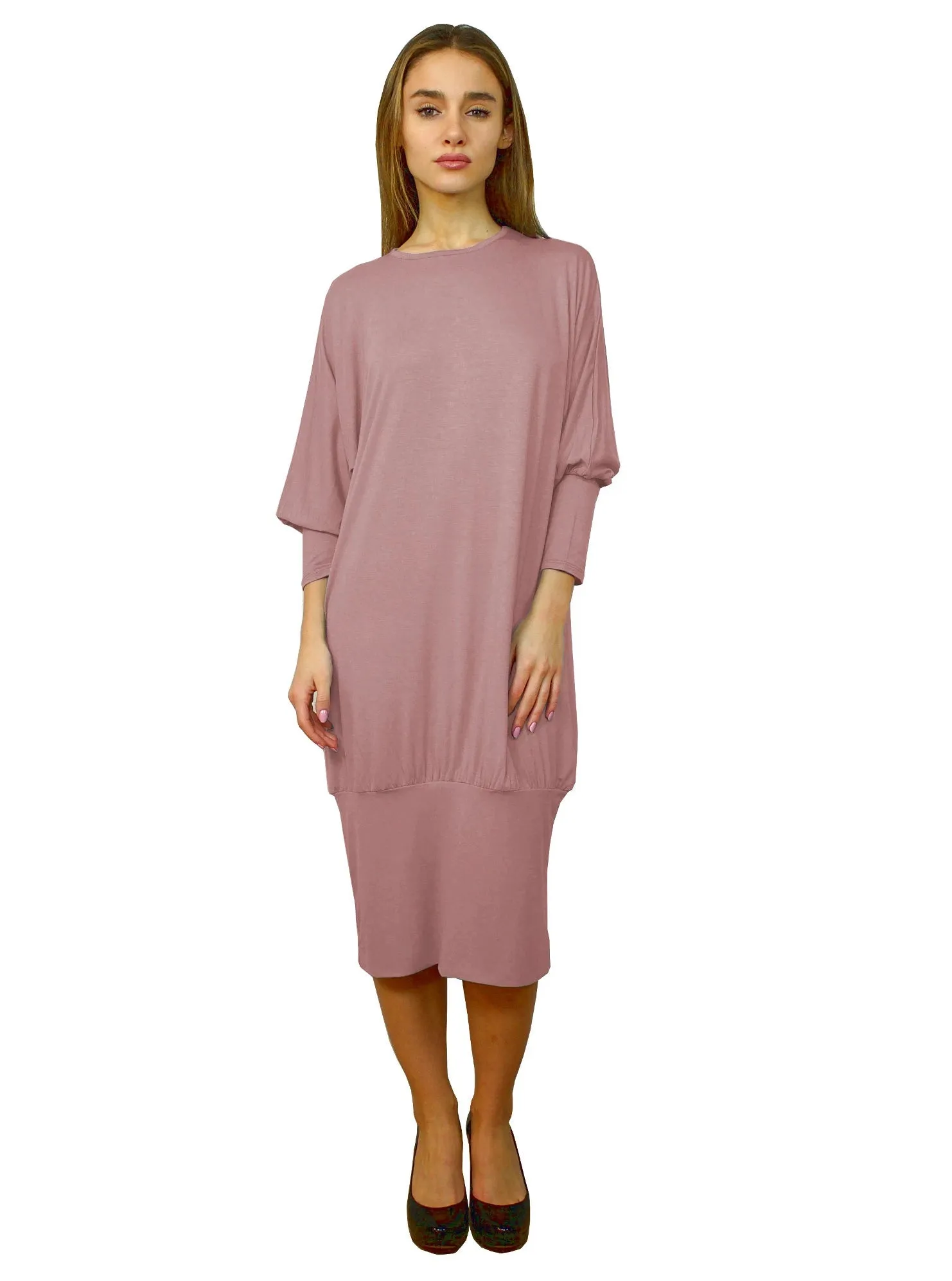 Women's Banded Bottom Comfy Dress