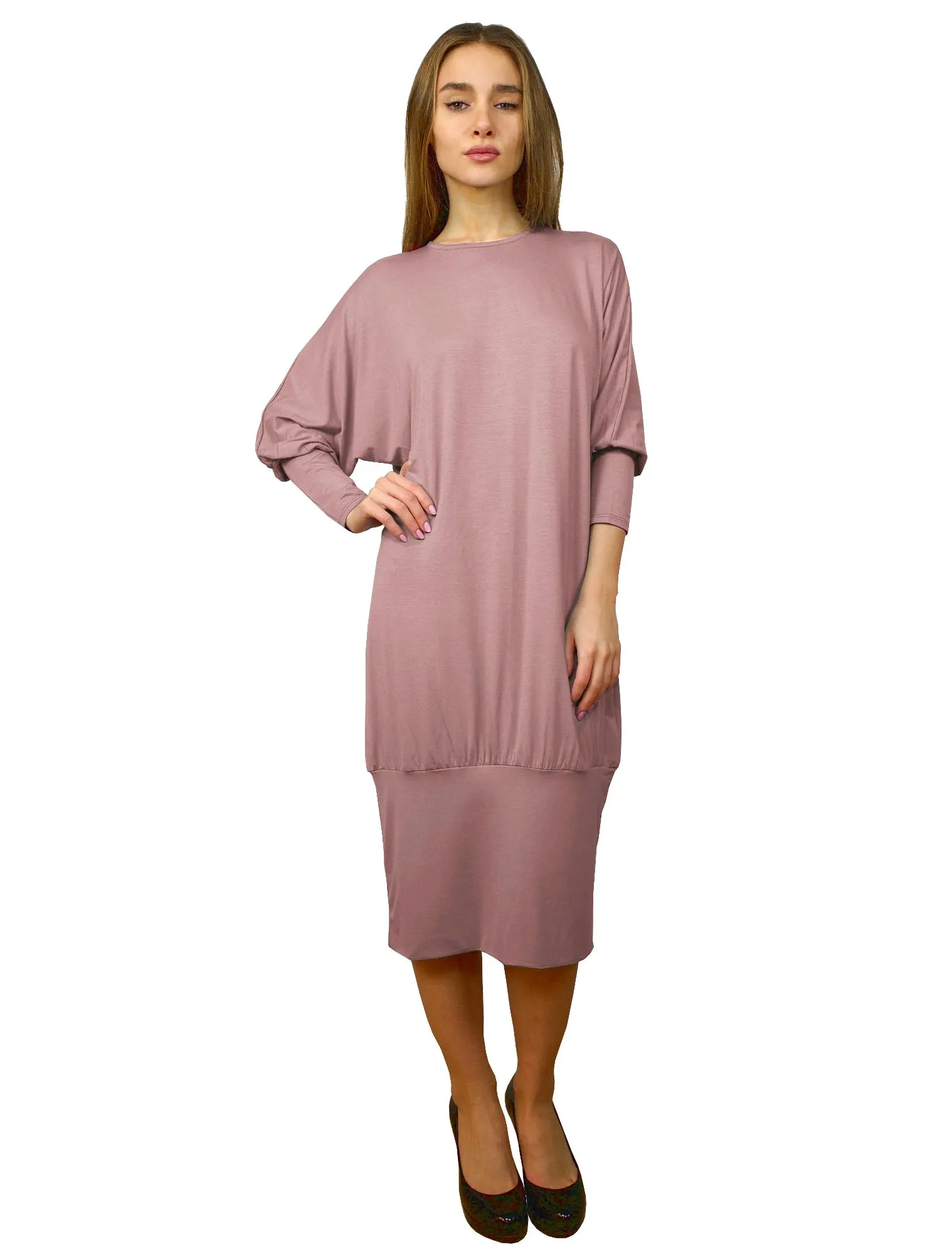 Women's Banded Bottom Comfy Dress