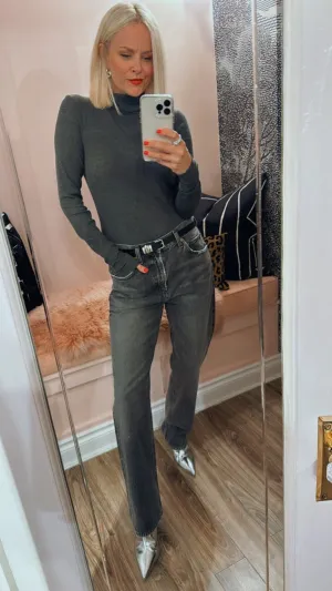 Wool Blend Turtleneck