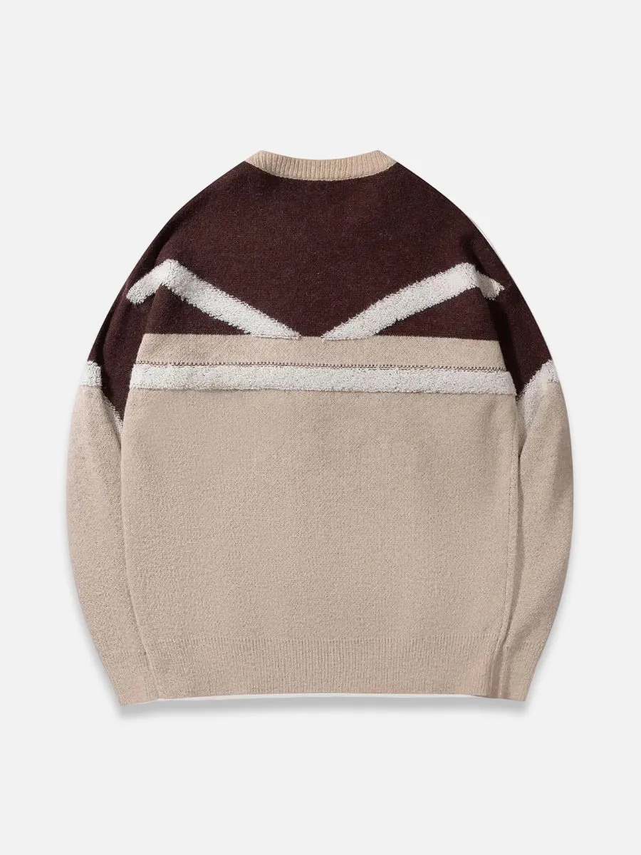 Y2K Brown Sweater