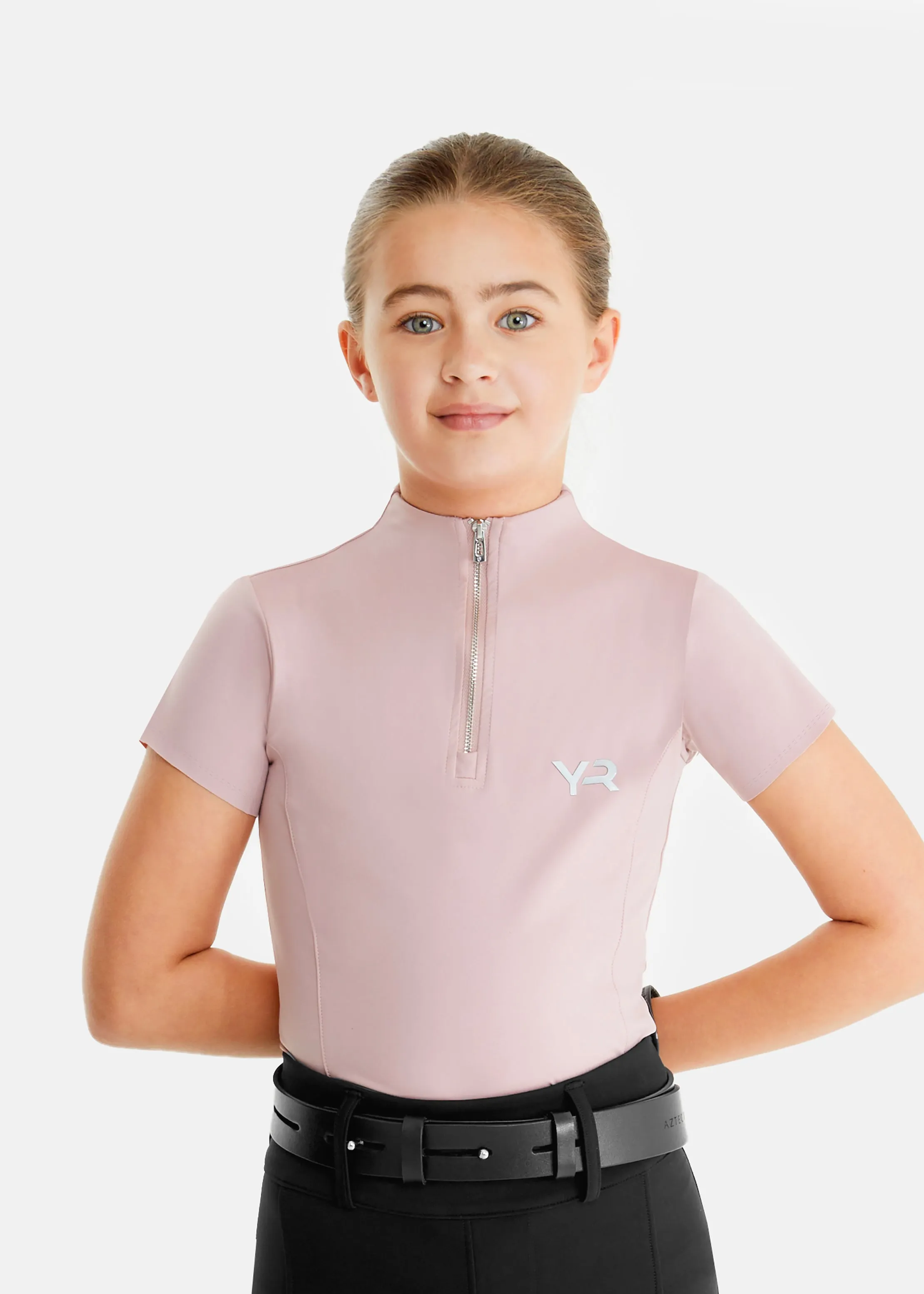 YR Pink Short Sleeve Base Layer