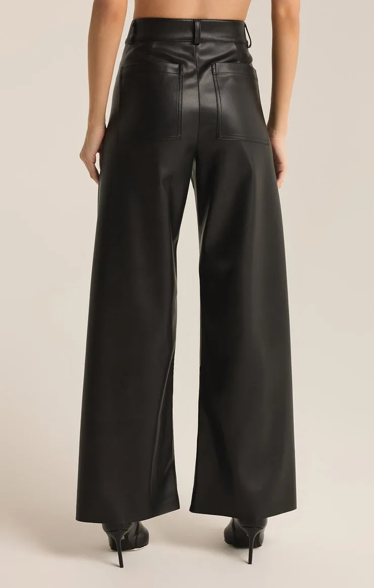 Z SUPPLY Rilynn Faux Leather Pant