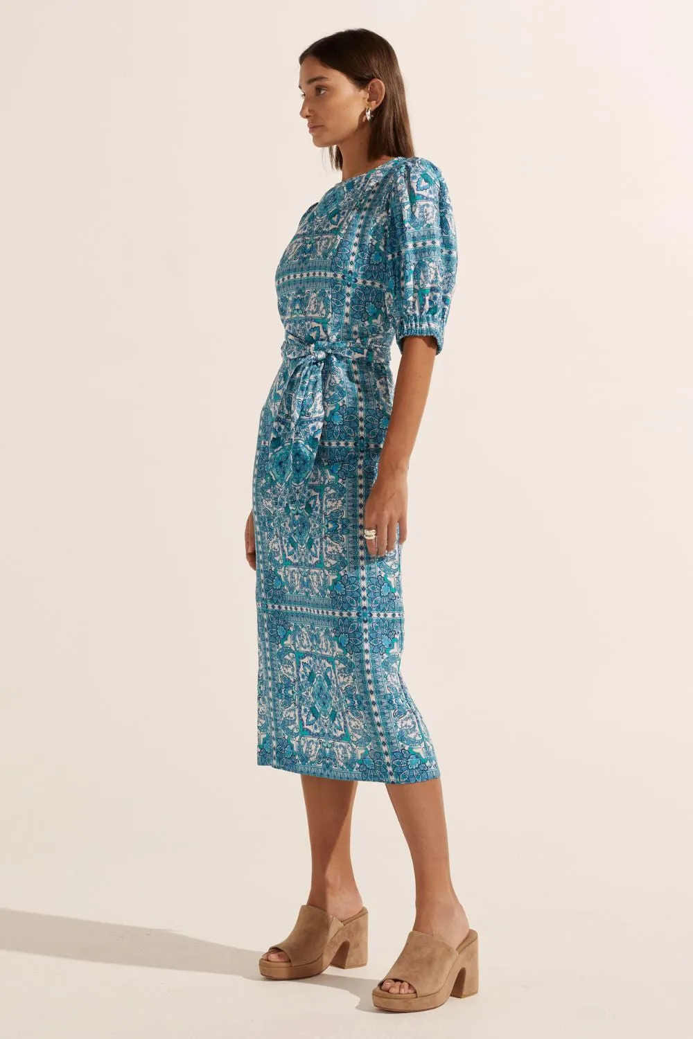 ZOE KRATZMANN |VENTURE DRESS |SAPPHIRE TILE